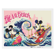 Malen nach Zahlen - Grace-BLN - Mickey Surfing the Wave of Kanagawa