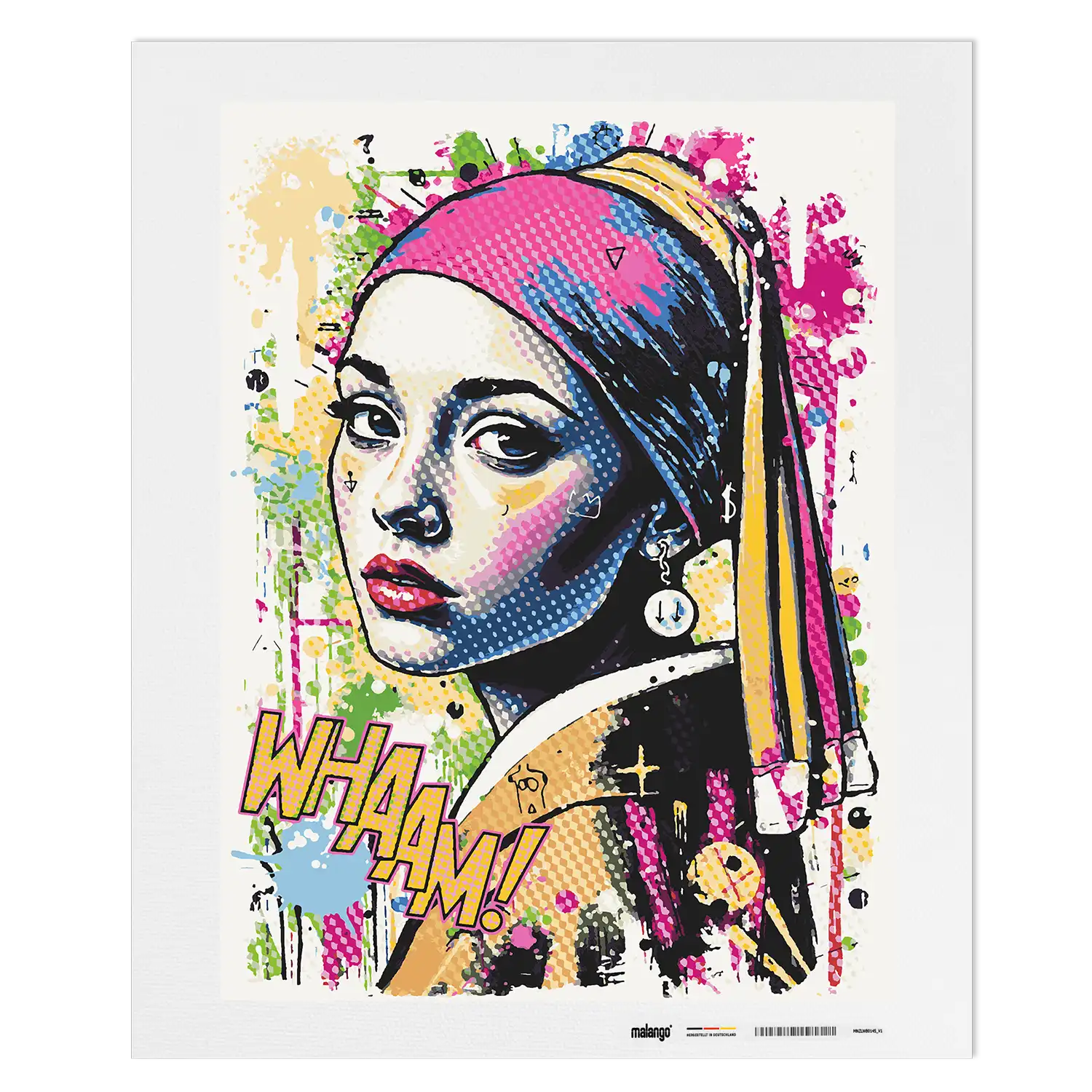 Malen nach Zahlen - Vermeer Reloaded - The Pop Girl With The Earring