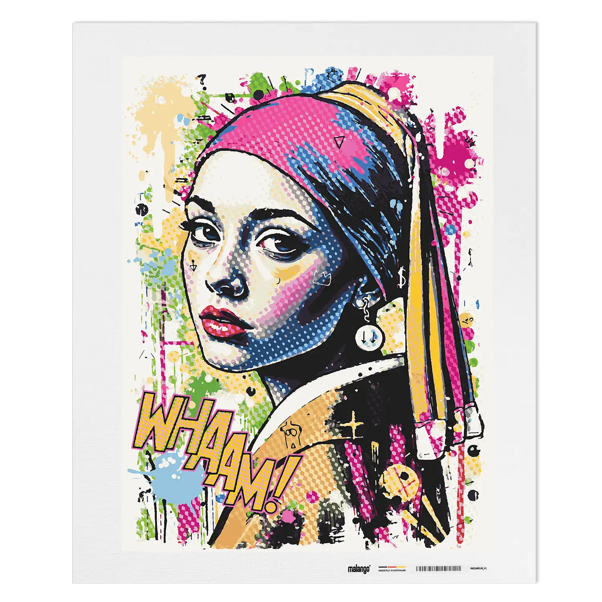 Malen nach Zahlen - Vermeer Reloaded - The Pop Girl With The Earring