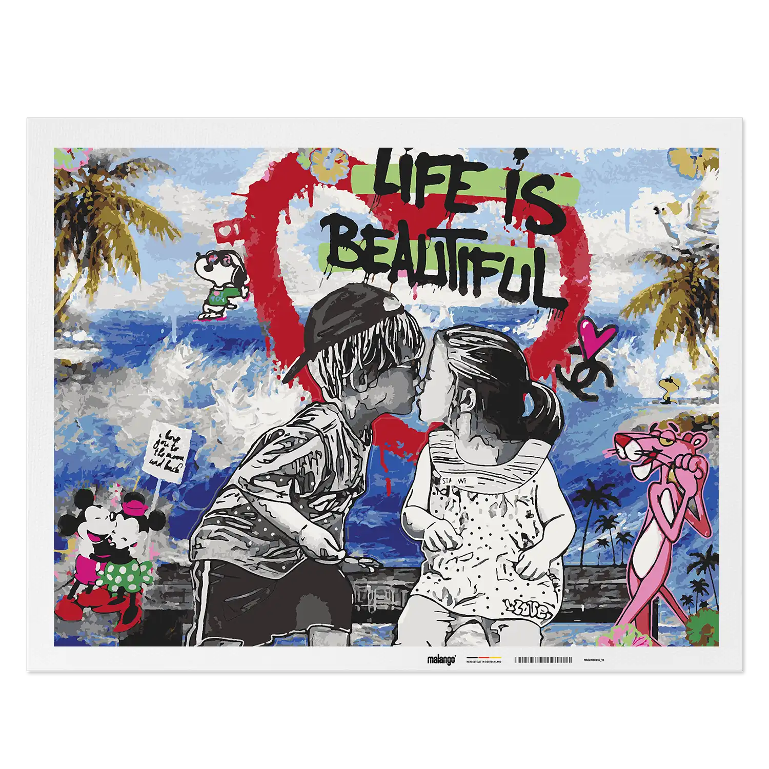 Malen nach Zahlen - Life Is Beautiful – A Kiss of Innocence