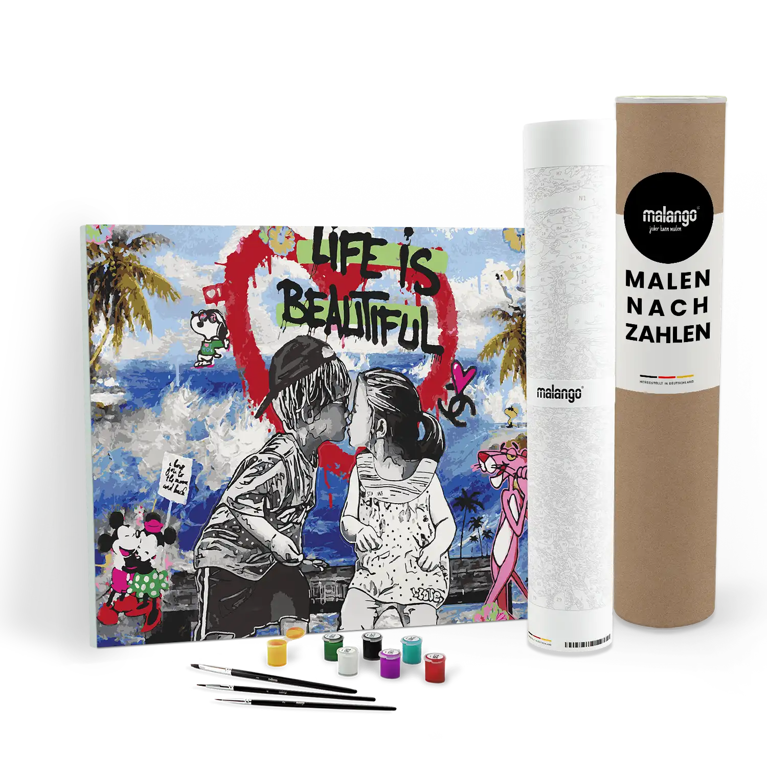 Malen nach Zahlen - Grace-BLN - Life Is Beautiful – A Kiss of Innocence