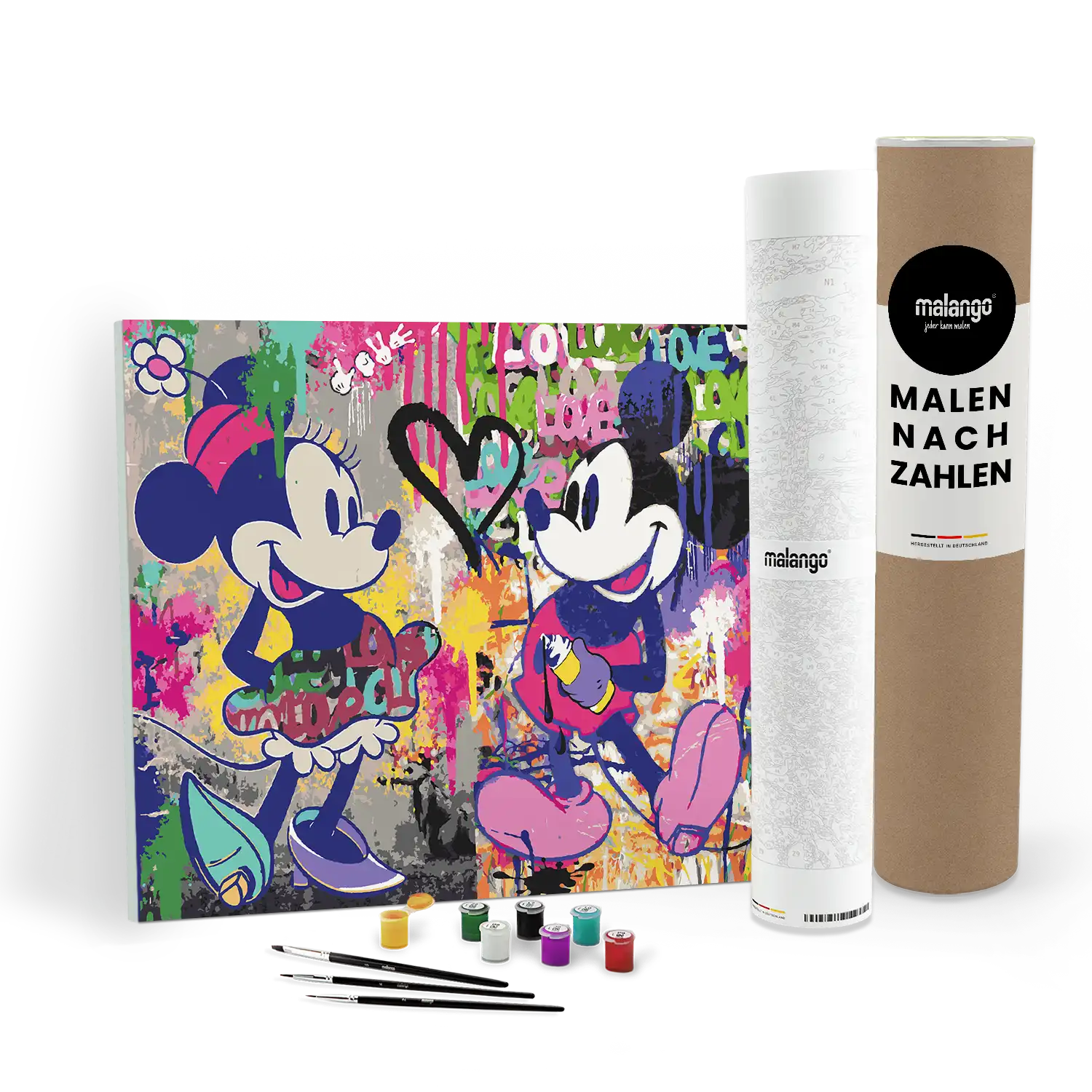 Malen nach Zahlen - Grace-BLN - Mickey & Minnie – United in Love