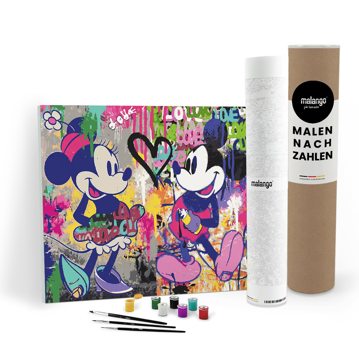 Malen nach Zahlen - Mickey & Minnie – United in Love
