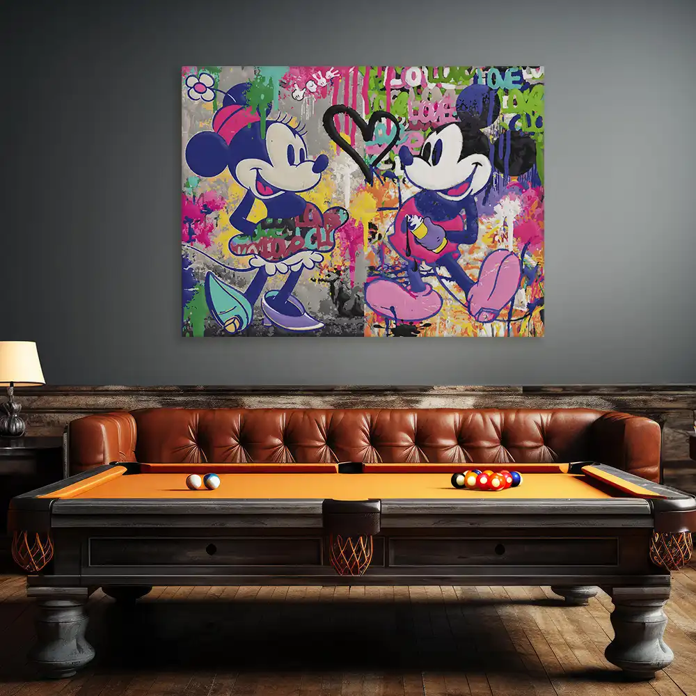 Malen nach Zahlen - Mickey & Minnie – United in Love