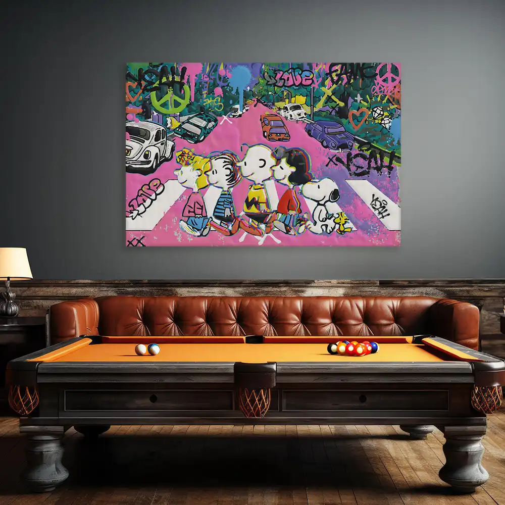 Malen nach Zahlen - Peanuts on Abbey Road – Street Pop Edition