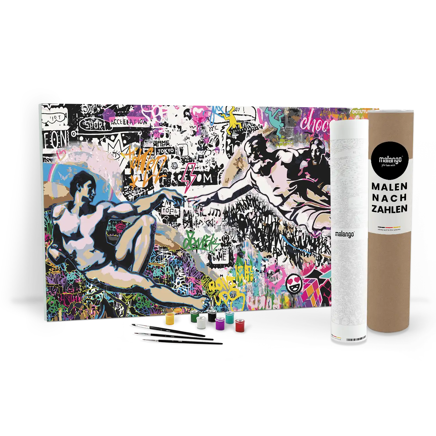 Malen nach Zahlen - Choose Life – A Pop Art Creation Of Adam