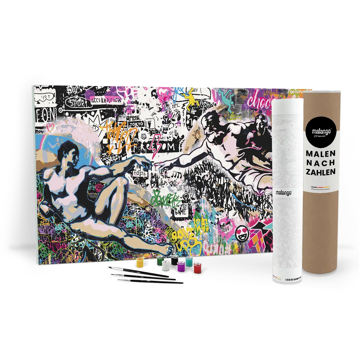 Malen nach Zahlen - Choose Life – A Pop Art Creation Of Adam