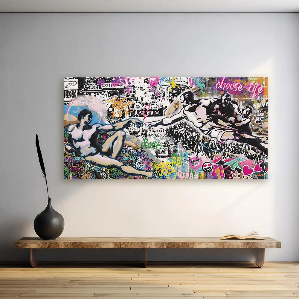 Malen nach Zahlen - Choose Life – A Pop Art Creation Of Adam