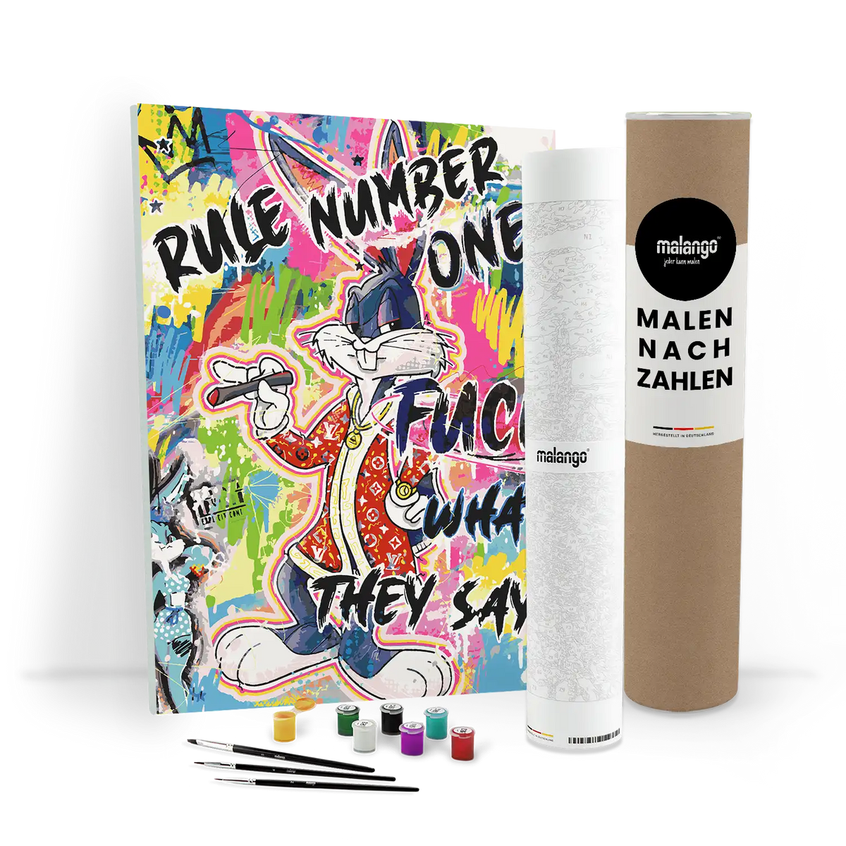 Malen nach Zahlen - Street King Bunny – Breaking All the Rules