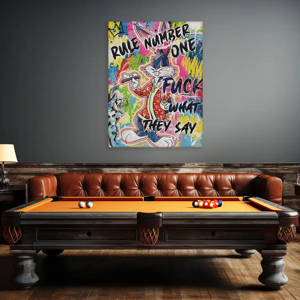 Malen nach Zahlen - Grace-BLN - Street King Bunny – Breaking All the Rules