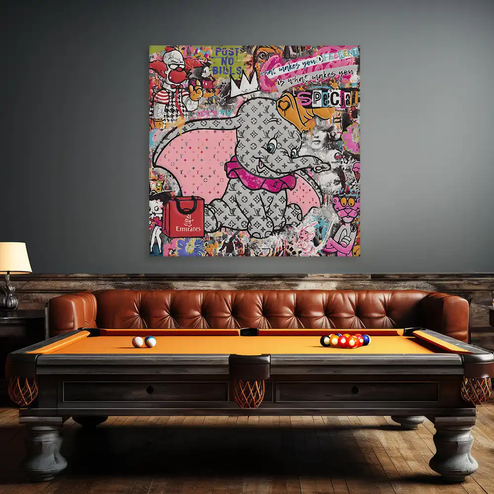 Malen nach Zahlen - Different is Special – Fly High Dumbo