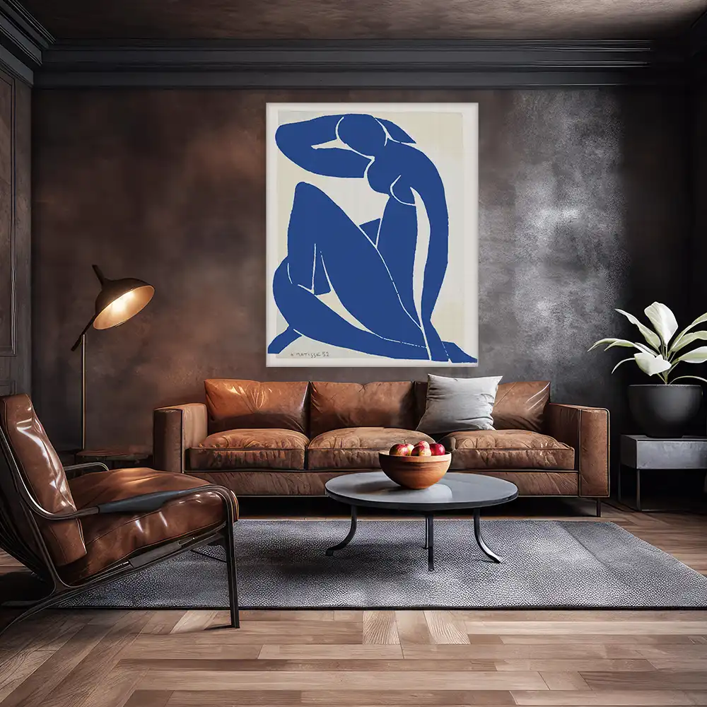 Malen nach Zahlen - Blauer Akt II - Henri Matisse