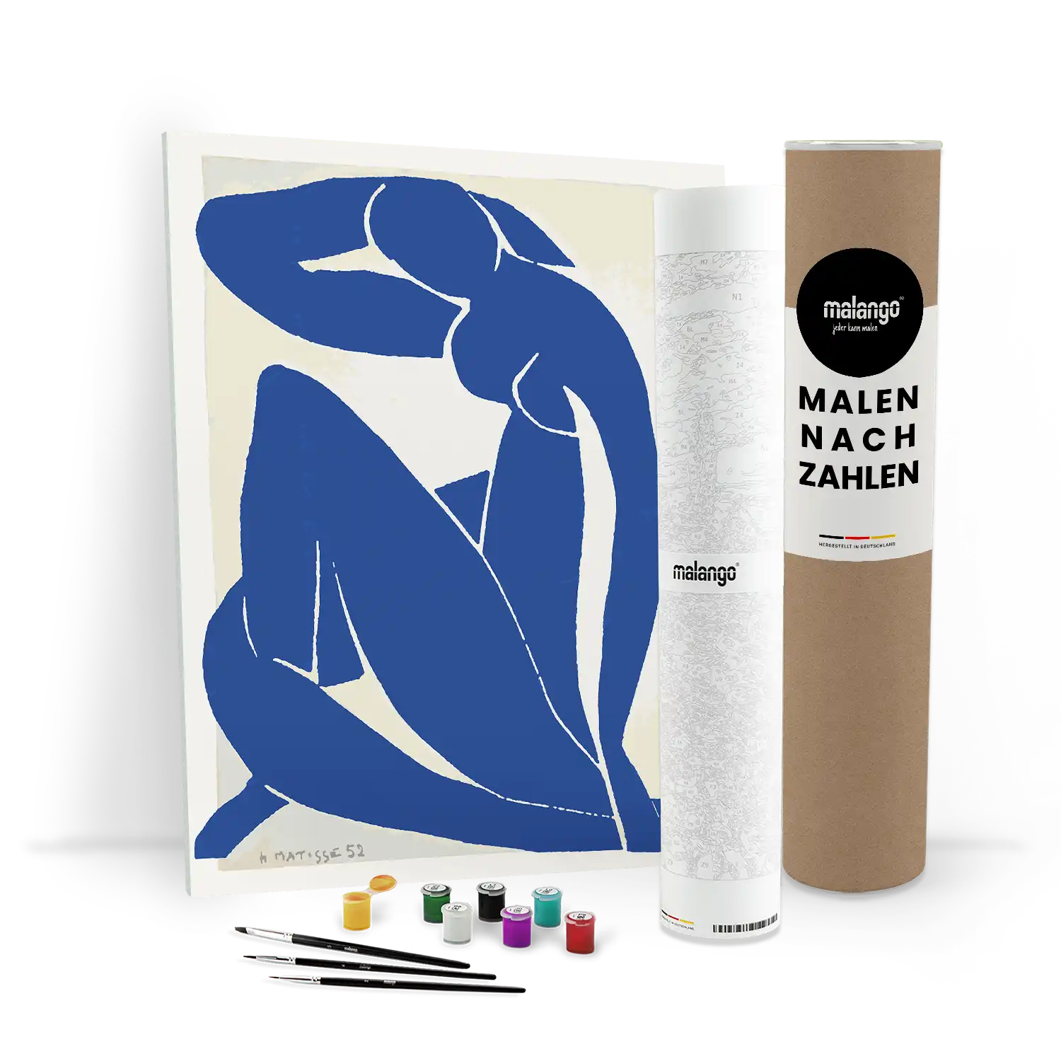 Malen nach Zahlen - Blauer Akt II - Henri Matisse