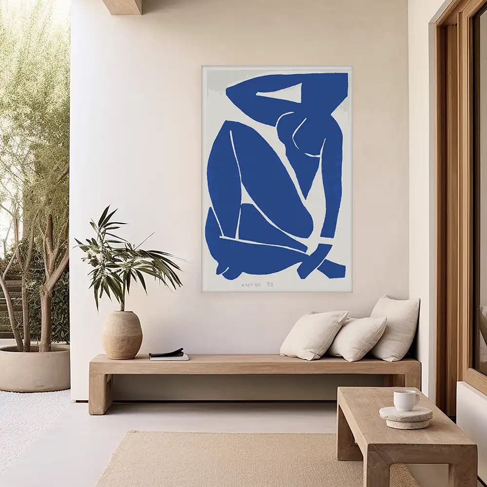 Malen nach Zahlen - Blauer Akt III - Henri Matisse