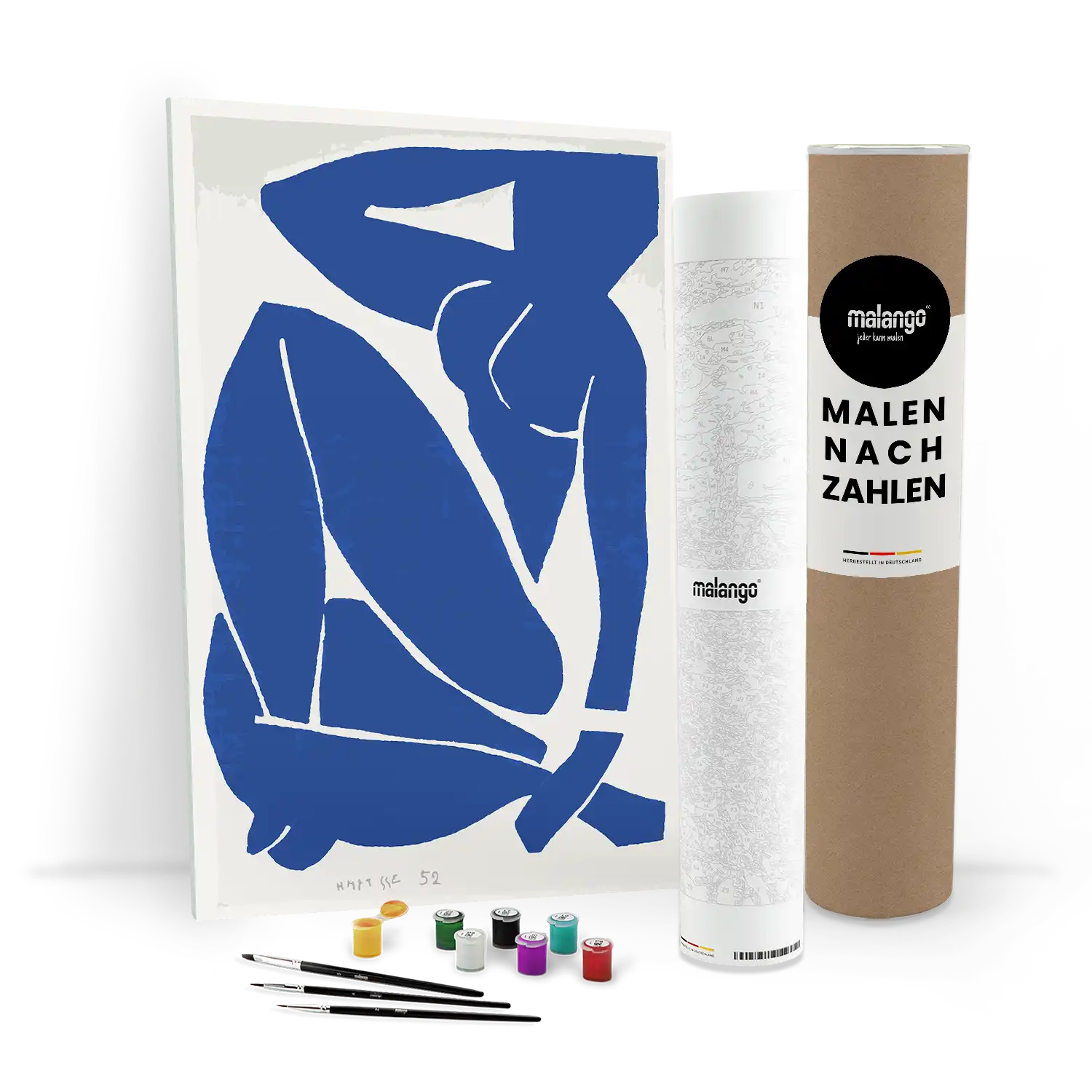 Malen nach Zahlen - Blauer Akt III - Henri Matisse