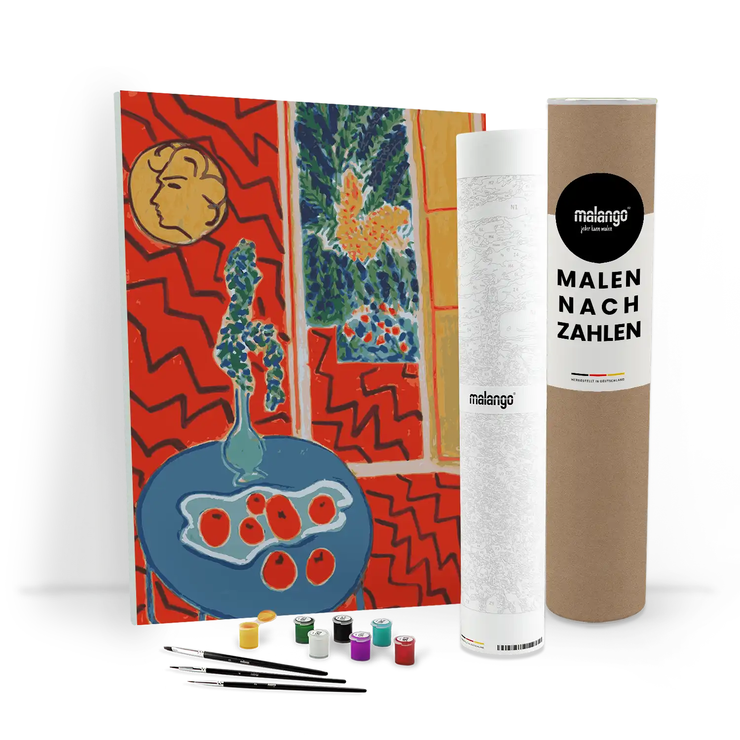 Malen nach Zahlen - Red Interior, Still Life on a Blue Table - Henri Matisse