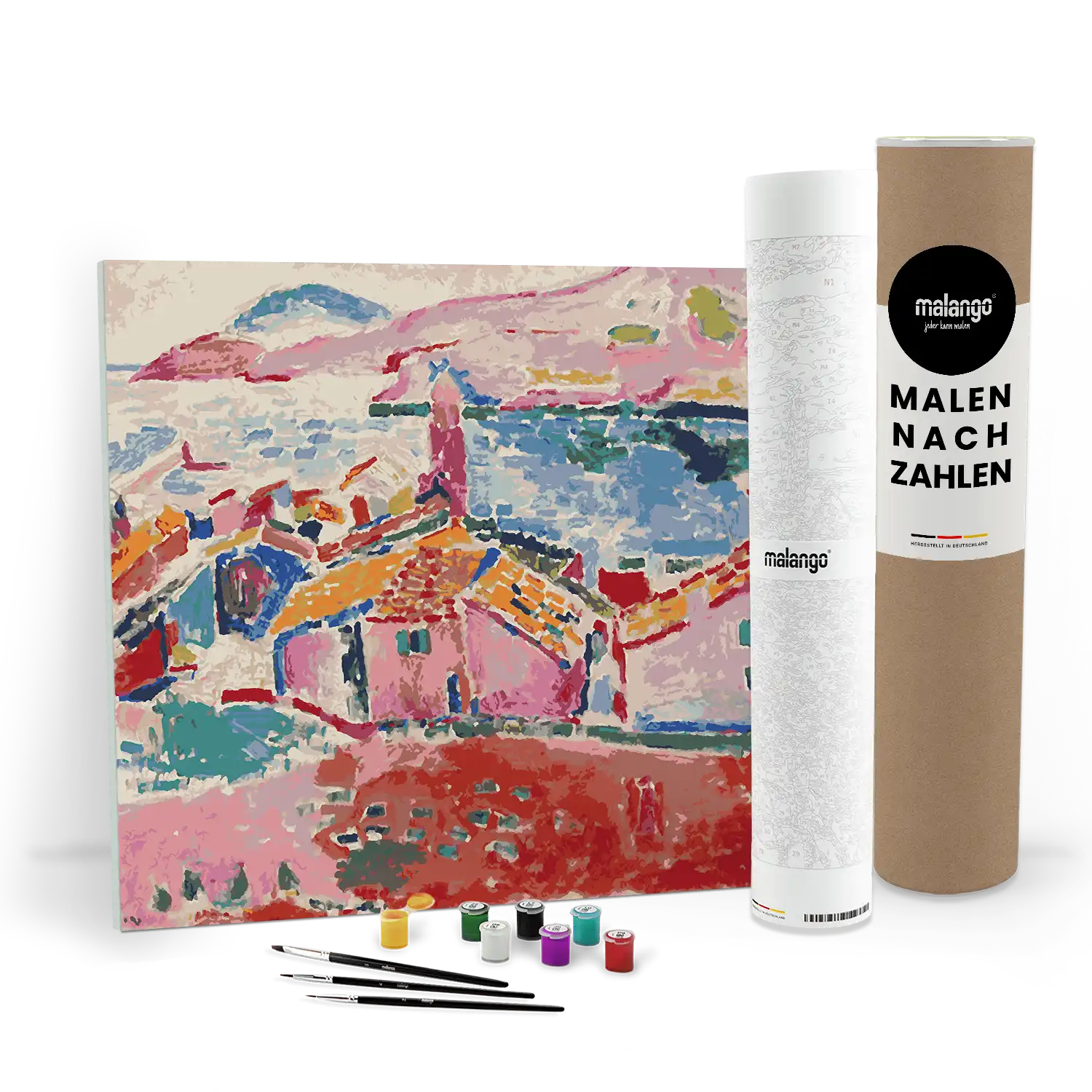 Malen nach Zahlen - Die Dächer von Collioure - Henri Matisse