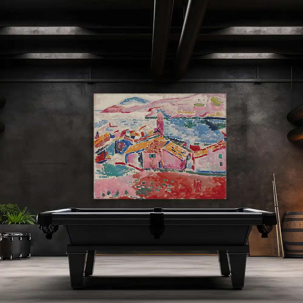 Malen nach Zahlen - Die Dächer von Collioure - Henri Matisse