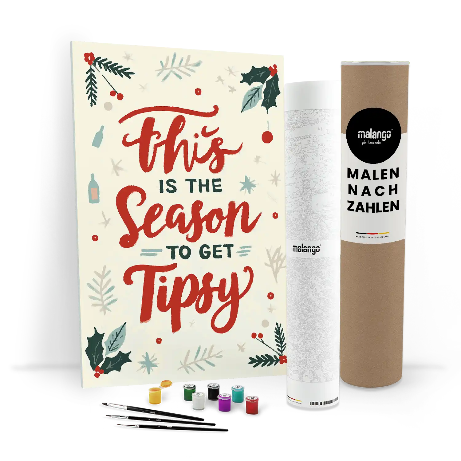 Malen nach Zahlen - Jolly & Tipsy Christmas