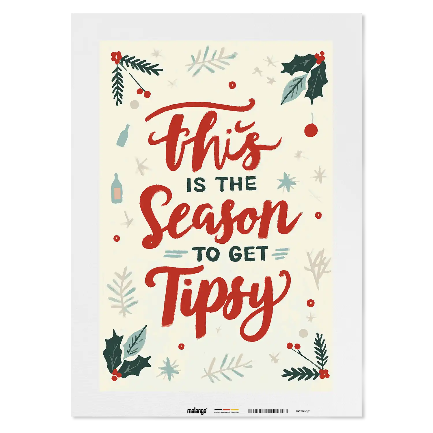 Malen nach Zahlen - Jolly & Tipsy Christmas