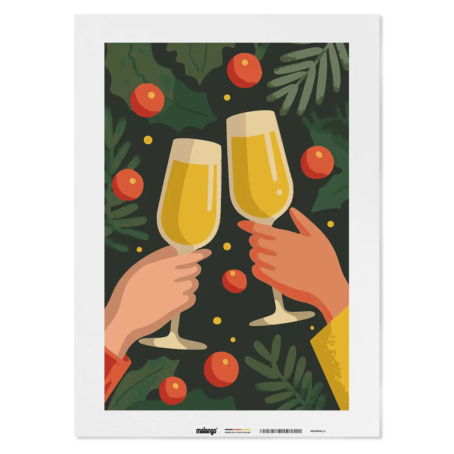 Malen nach Zahlen - Joyful Cheers