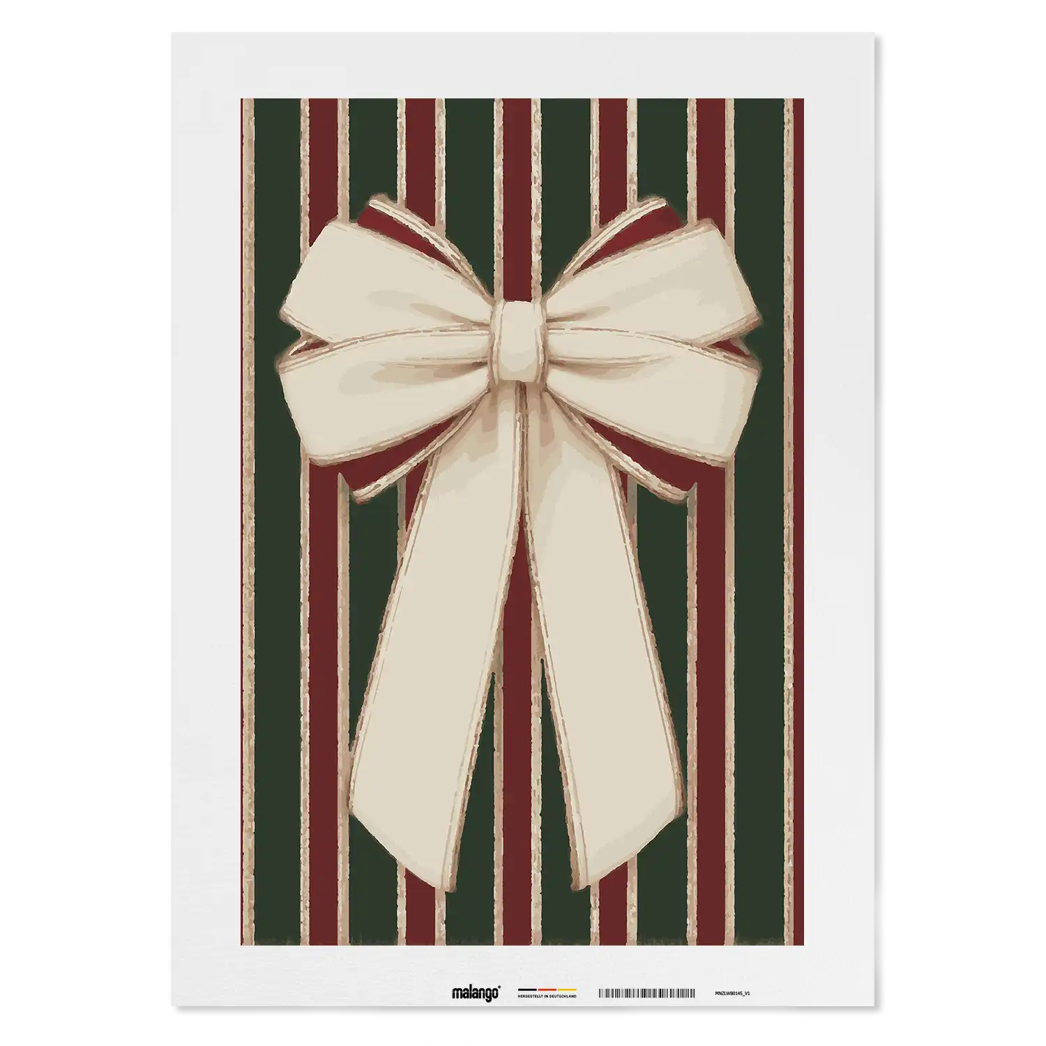 Malen nach Zahlen - Christmas Bow