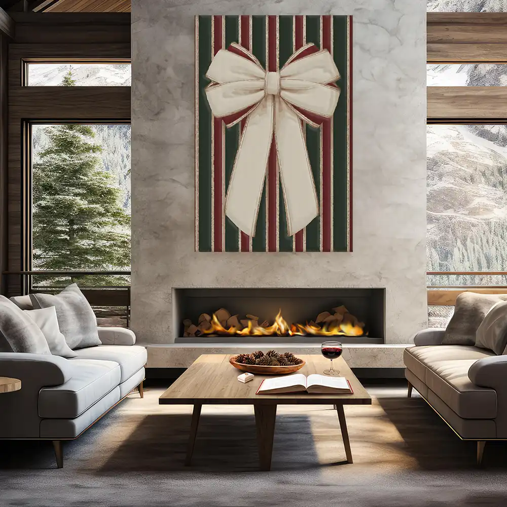 Malen nach Zahlen - Christmas Bow