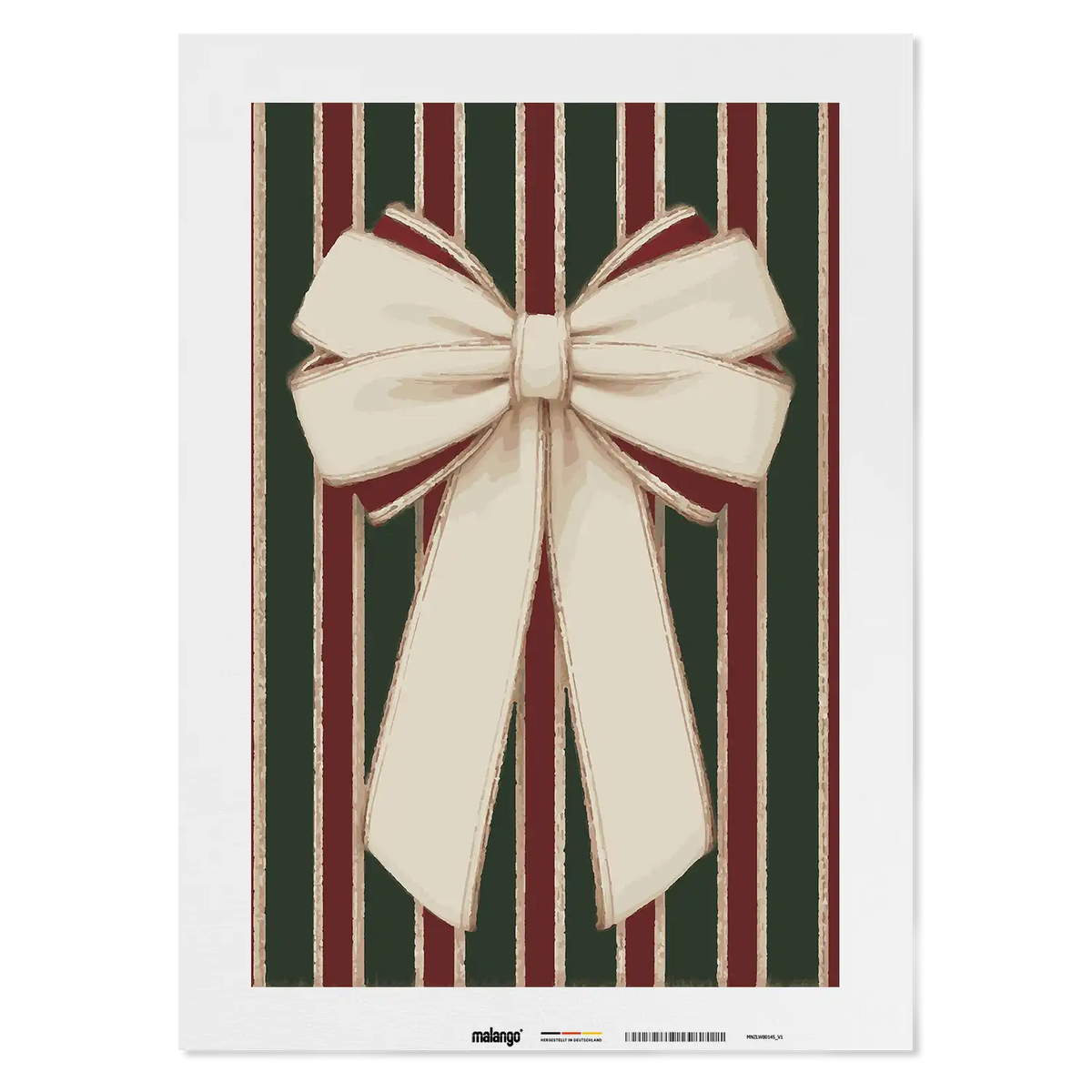 Malen nach Zahlen - Christmas Bow