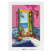 Malen nach Zahlen - Blick aus der Küche in Malaga - Matisse inspired