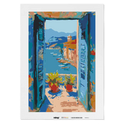 Malen nach Zahlen - Fenster nach Villefranche-sur-Mer - Matisse inspired - Martino Martello