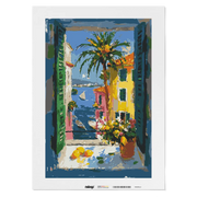 Malen nach Zahlen - Fensterblick auf Portofino - Matisse inspired