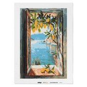 Malen nach Zahlen - Zitronenfenster von Limone sul Garda - Matisse inspired - Martino Martello