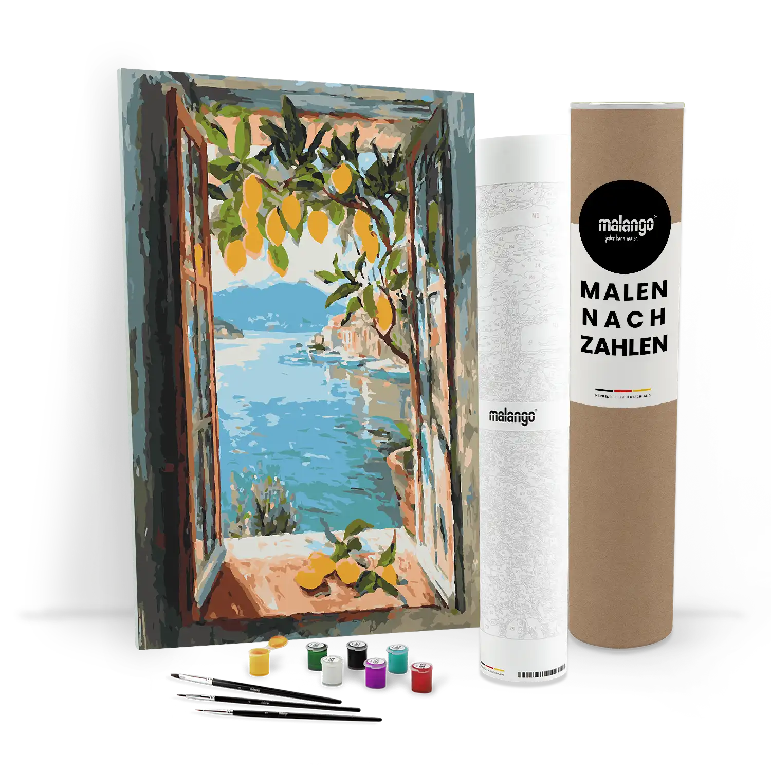 Malen nach Zahlen - Zitronenfenster von Limone sul Garda - Matisse inspired
