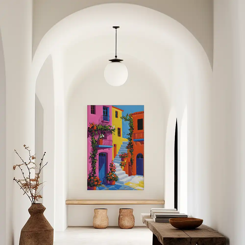 Malen nach Zahlen - Die Gassen von Villajoyosa