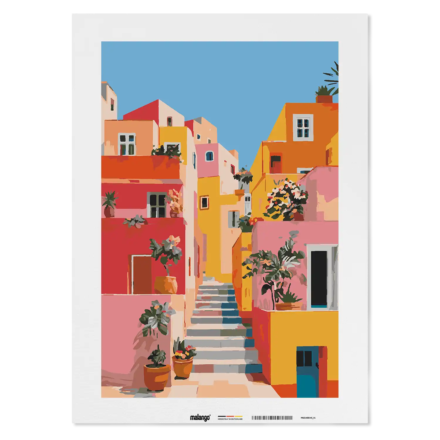 Malen nach Zahlen - Die Treppen von La Laguna