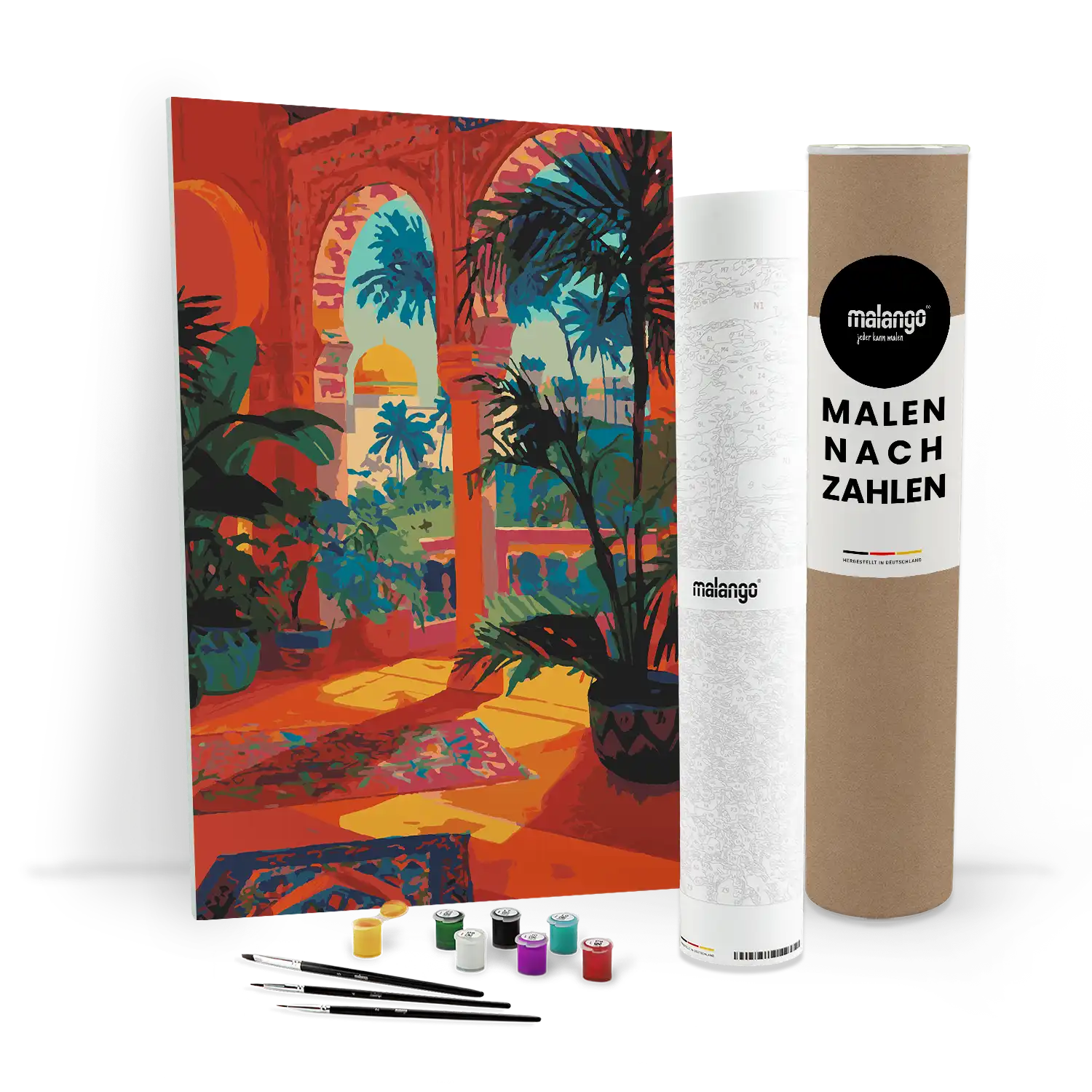 Malen nach Zahlen - Zwischen Palmen und orientalischen Träumen