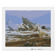 Malen nach Zahlen - Das Eismeer 1823-1824 - Caspar David Friedrich