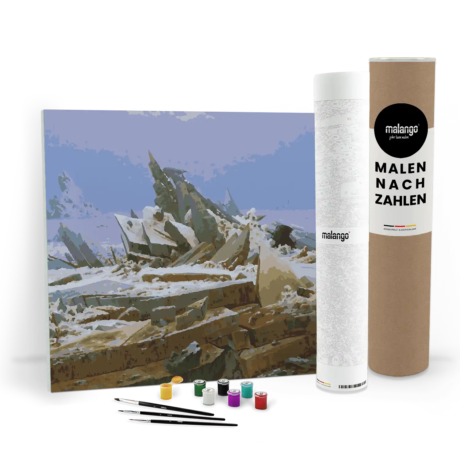 Malen nach Zahlen - Das Eismeer 1823-1824 - Caspar David Friedrich