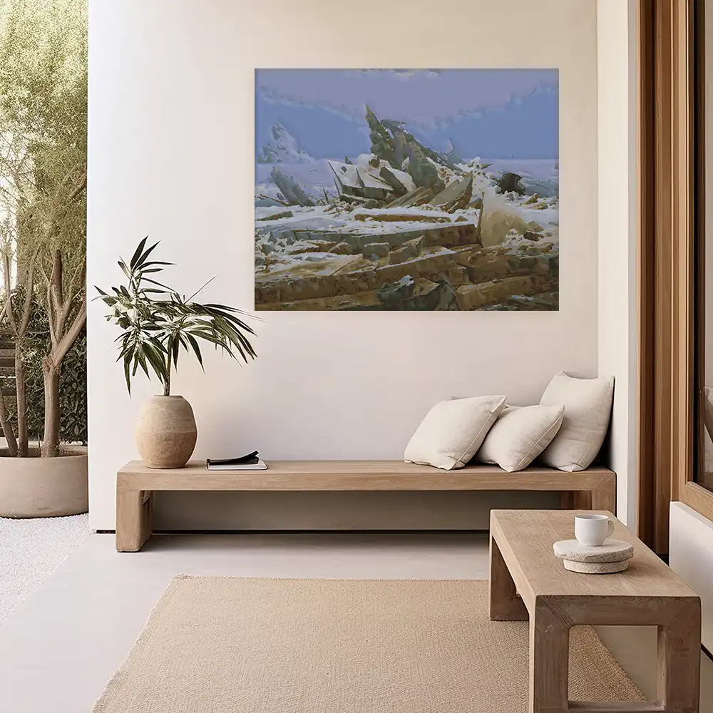 Malen nach Zahlen - Das Eismeer 1823-1824 - Caspar David Friedrich