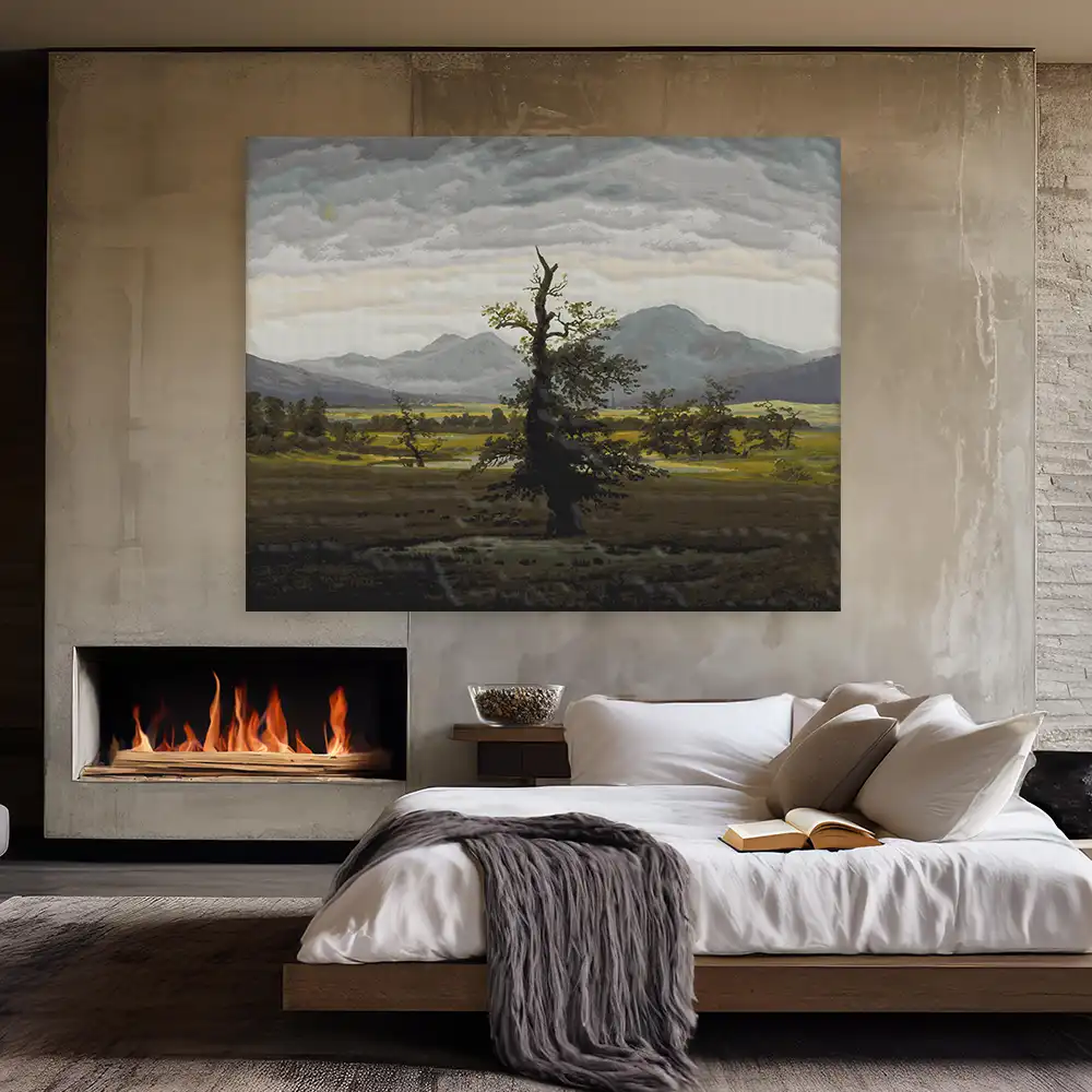 Malen nach Zahlen - Der einsame Baum 1822 - Caspar David Friedrich