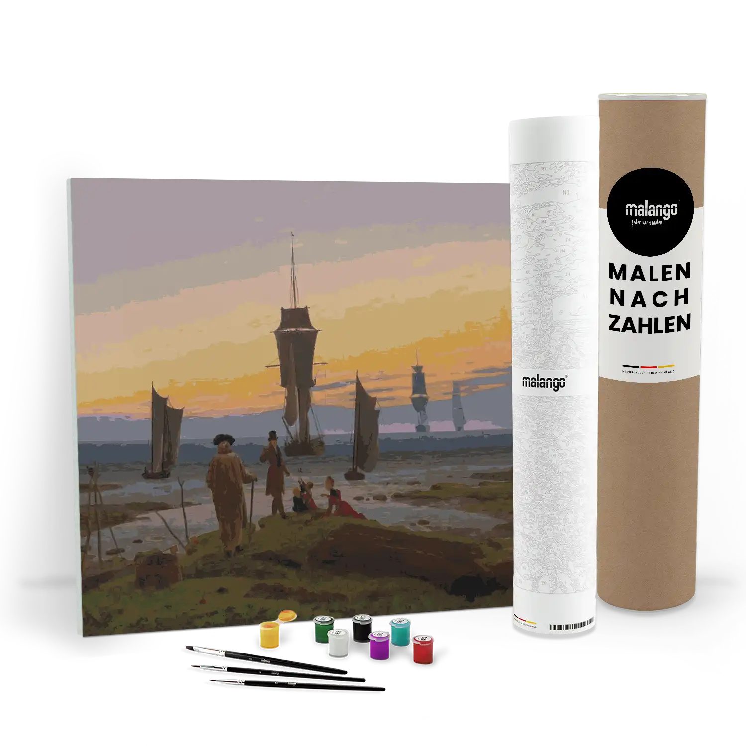 Malen nach Zahlen - Die Lebensstufen 1835 - Caspar David Friedrich