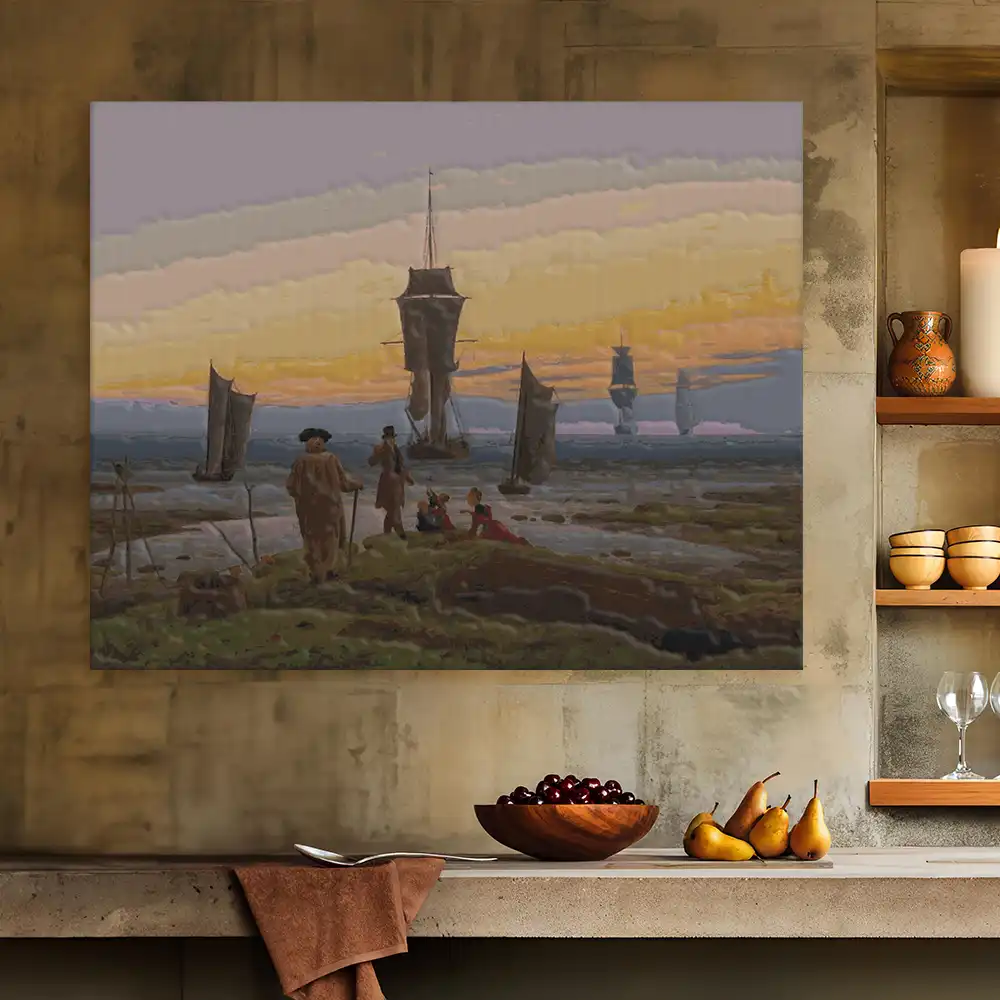 Malen nach Zahlen - Die Lebensstufen 1835 - Caspar David Friedrich