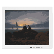 Malen nach Zahlen - Mondaufgang am Meer 1822 - Caspar David Friedrich