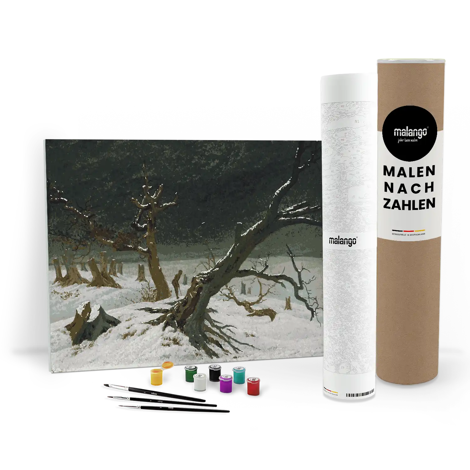 Malen nach Zahlen - Winterlandschaft 1811 - Caspar David Friedrich