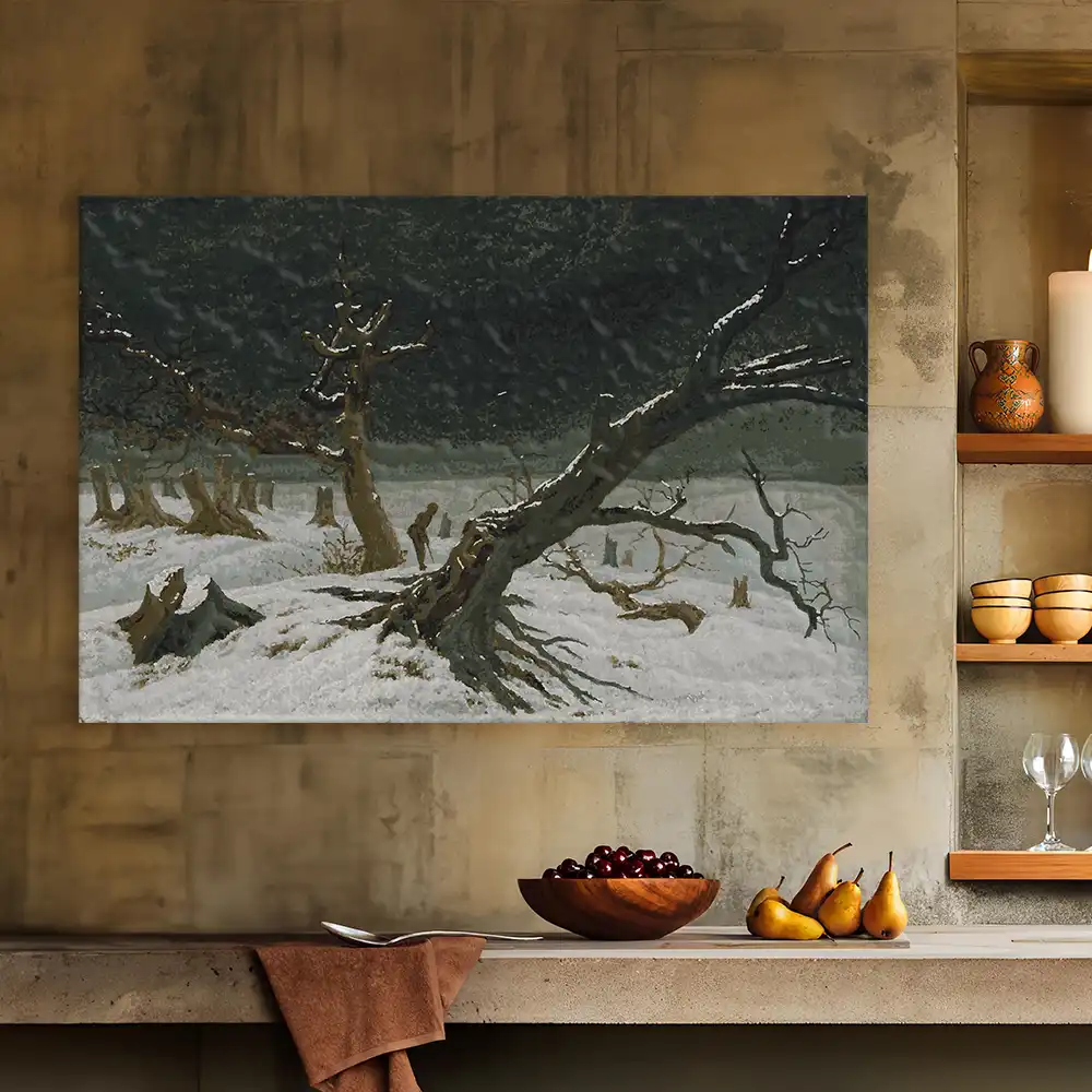 Malen nach Zahlen - Winterlandschaft 1811 - Caspar David Friedrich