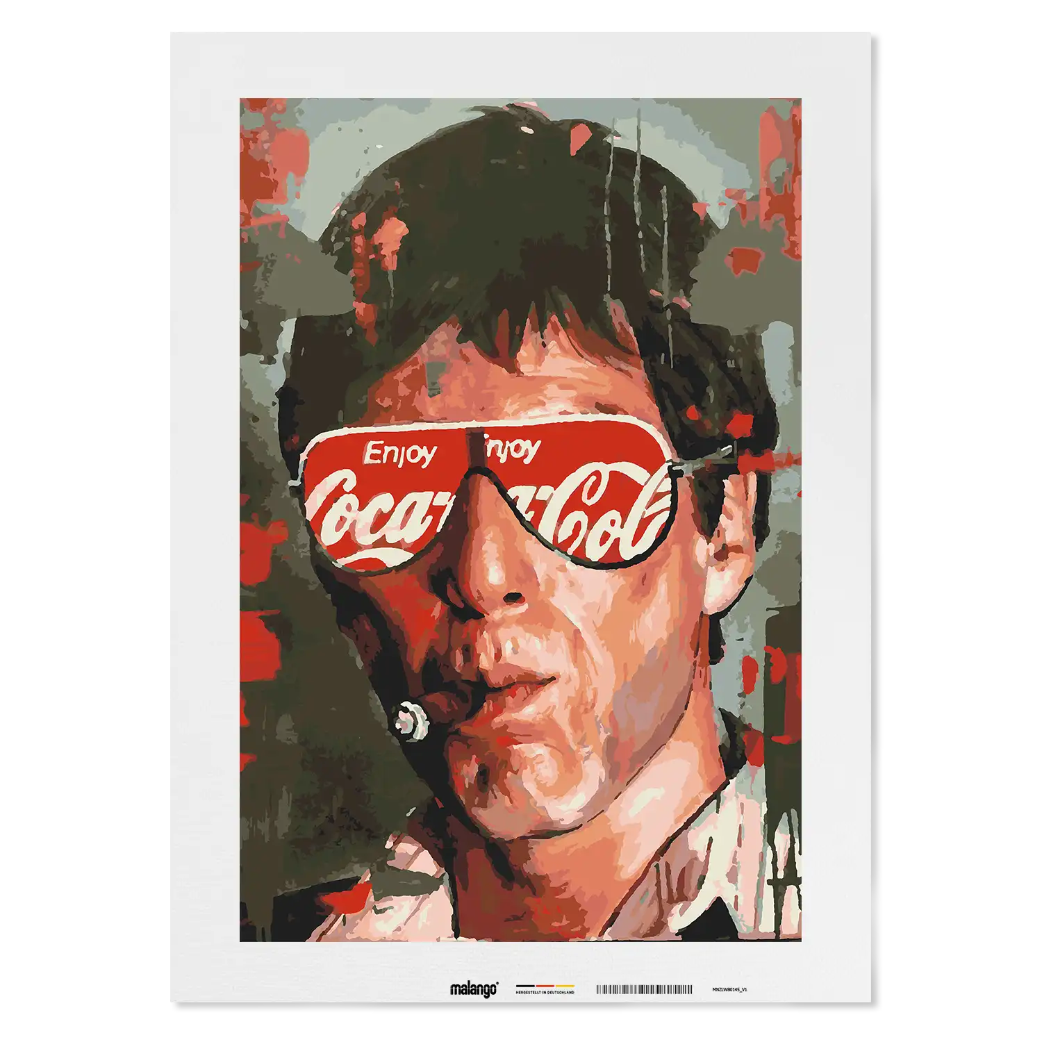 Malen nach Zahlen - Enjoy Coke! - Zinsky