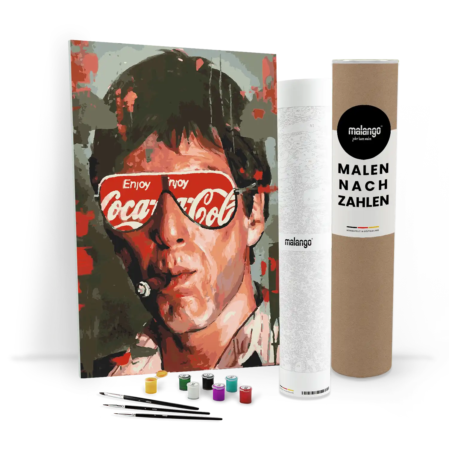 Malen nach Zahlen - Enjoy Coke! - Zinsky