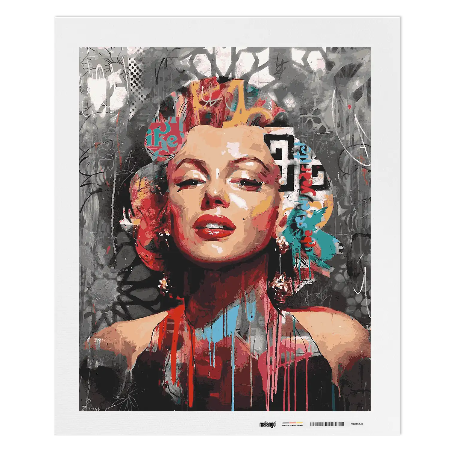 Malen nach Zahlen - Monroe - Zinsky