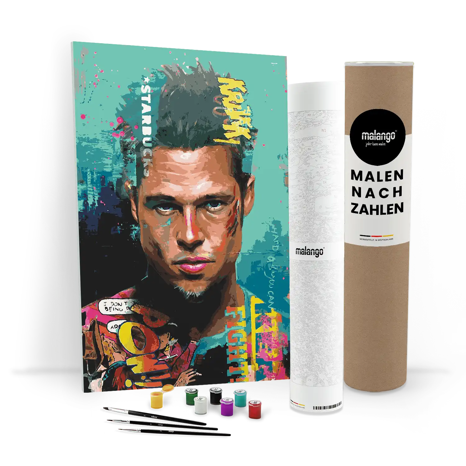 Malen nach Zahlen - Fight Club - Zinsky