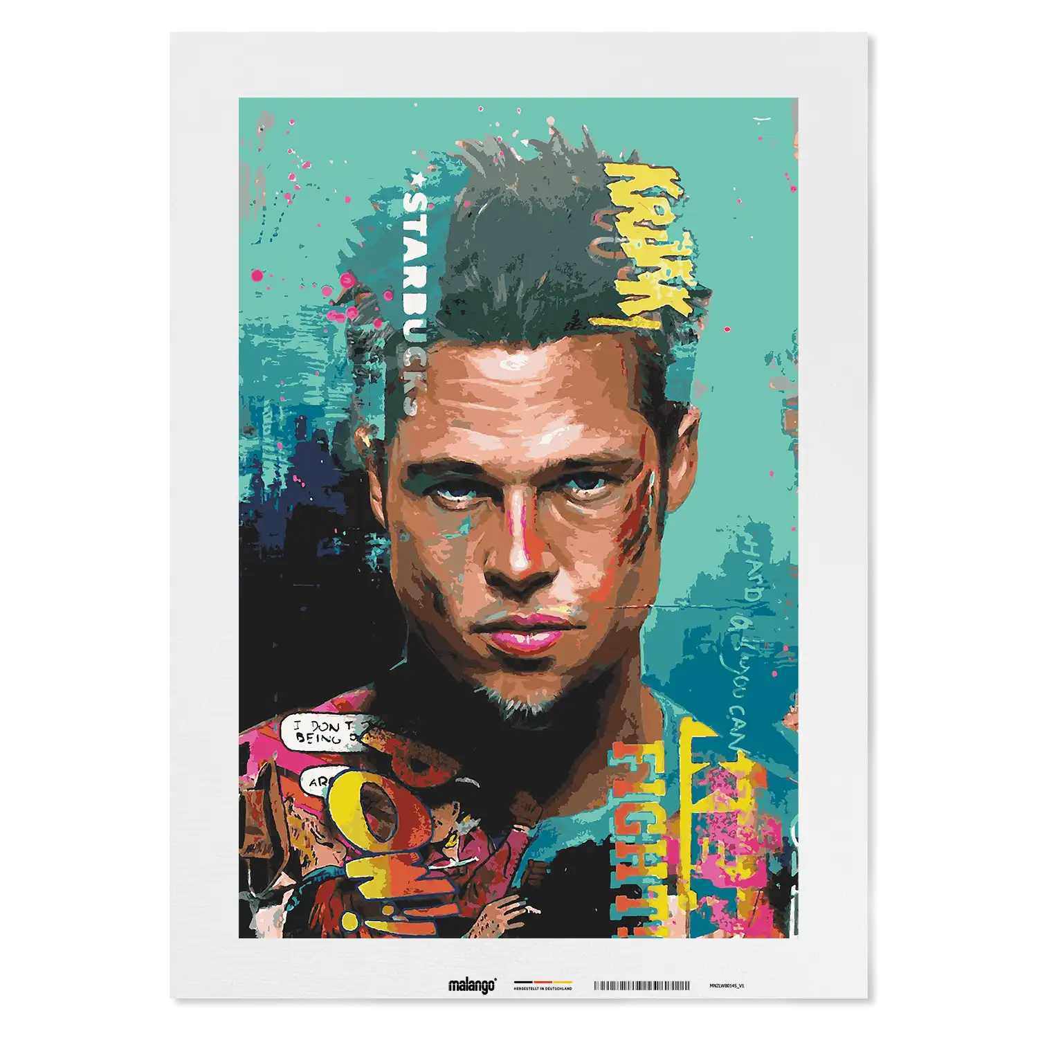 Malen nach Zahlen - Fight Club - Zinsky